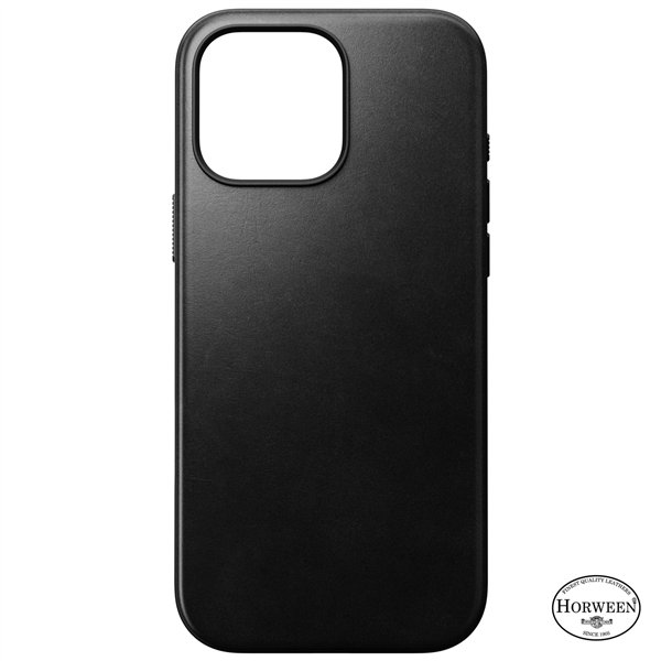 Nomad Modern Leather Case iPhone 16 Pro Max Black Horween