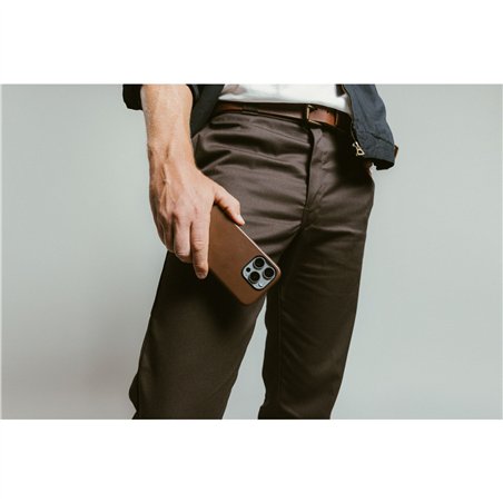Nomad Modern Leather Case iPhone 16 Pro Max Rustic Brown Horween