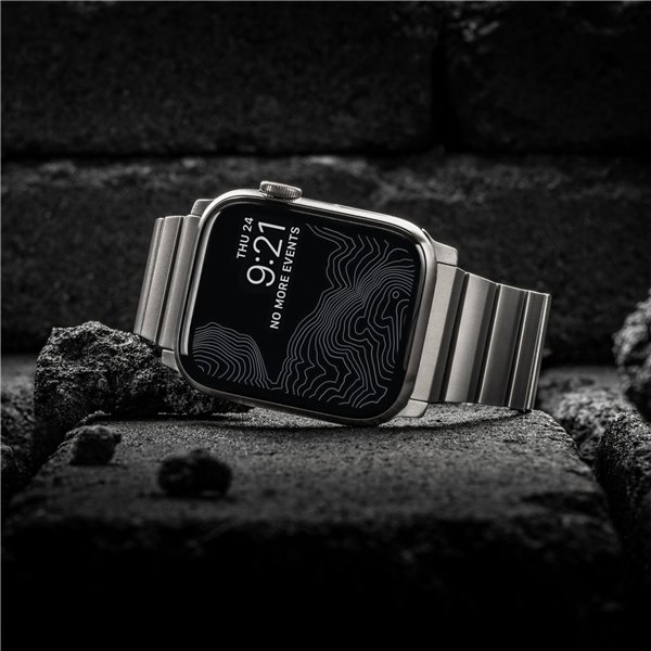 Nomad Strap Titanium Silver V2 42/44/45/49mm