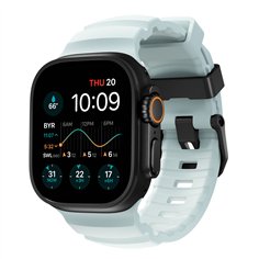 Nomad Rocky Point Band 46/49mm Icy Blue Glow Connector Black 2