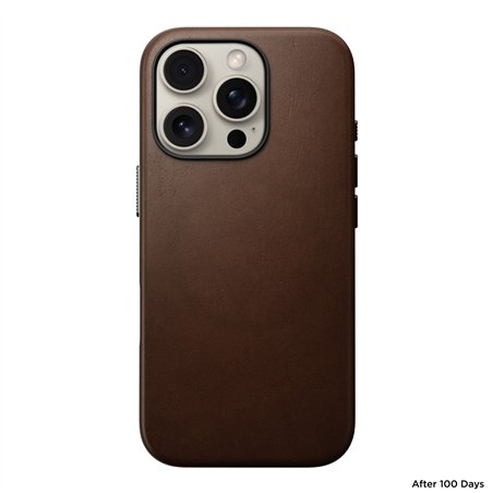 Nomad Traditional Leather Case iPhone 16 Pro Brown