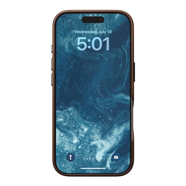 Nomad Traditional Leather Case iPhone 16 Pro Brown