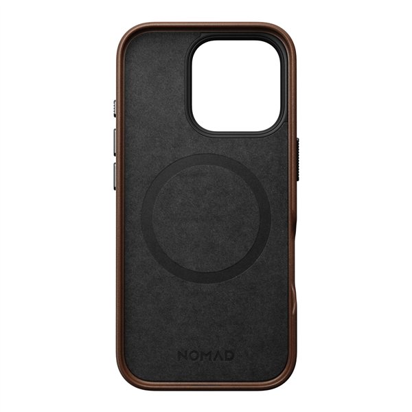 Nomad Traditional Leather Case iPhone 16 Pro Brown