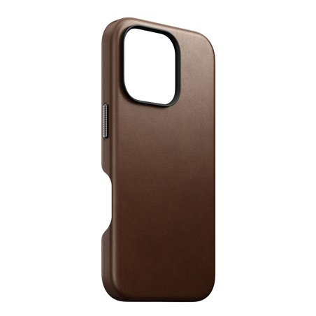 Nomad Traditional Leather Case iPhone 16 Pro Brown