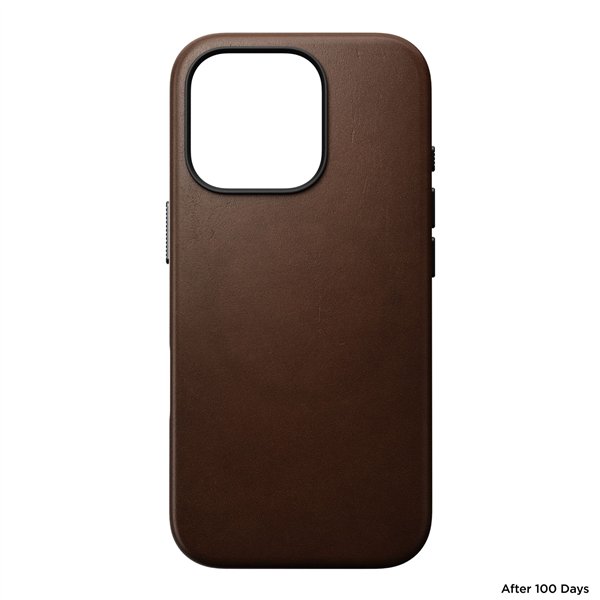 Nomad Traditional Leather Case iPhone 16 Pro Brown