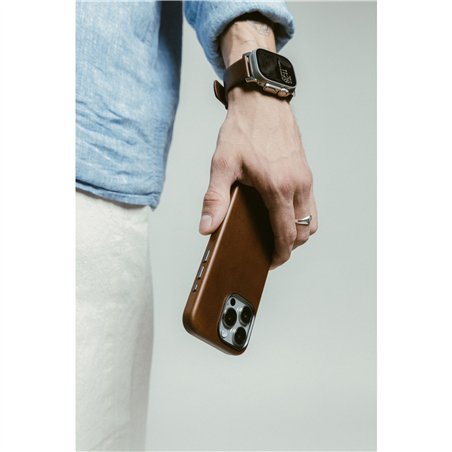 Nomad Traditional Leather Case iPhone 16 Pro Brown