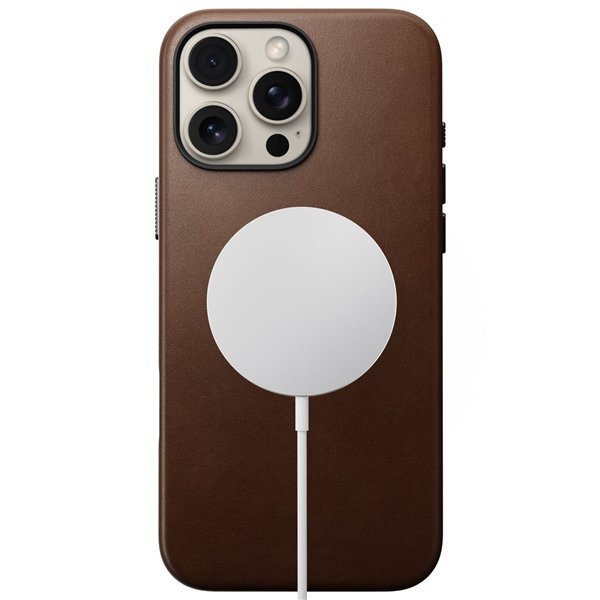 Nomad Traditional Leather Case iPhone 16 Pro Max Brown