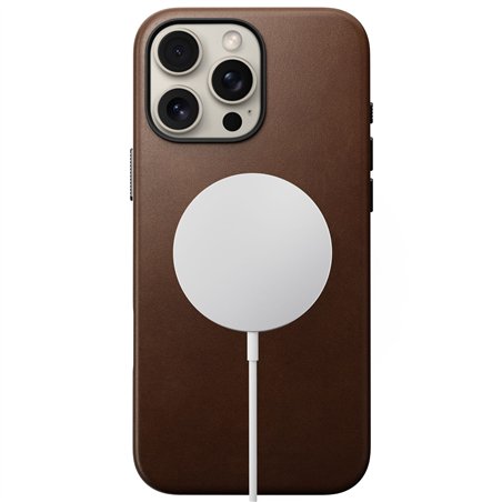 Nomad Traditional Leather Case iPhone 16 Pro Max Brown