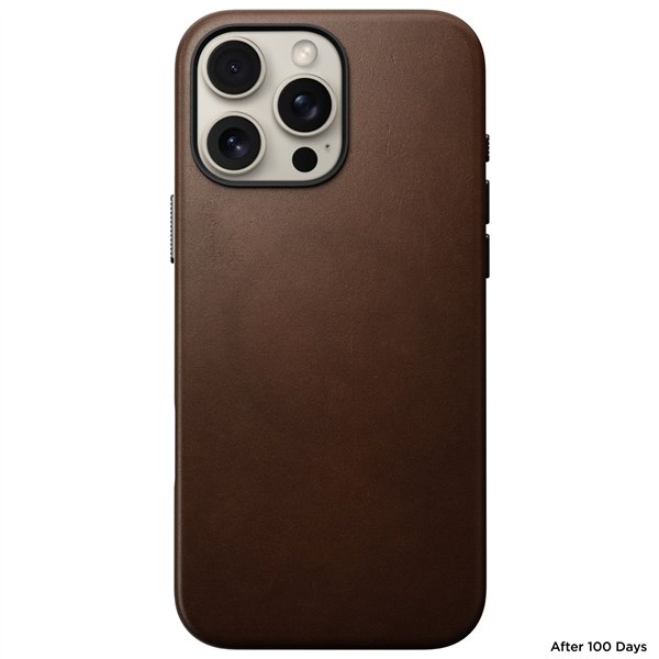 Nomad Traditional Leather Case iPhone 16 Pro Max Brown
