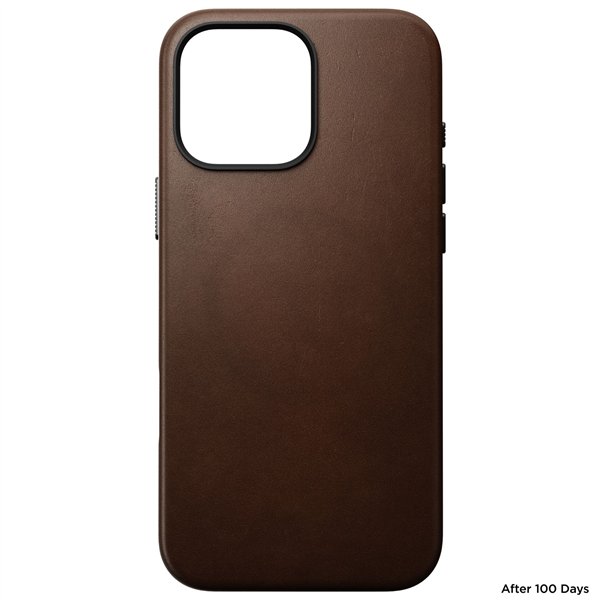 Nomad Traditional Leather Case iPhone 16 Pro Max Brown