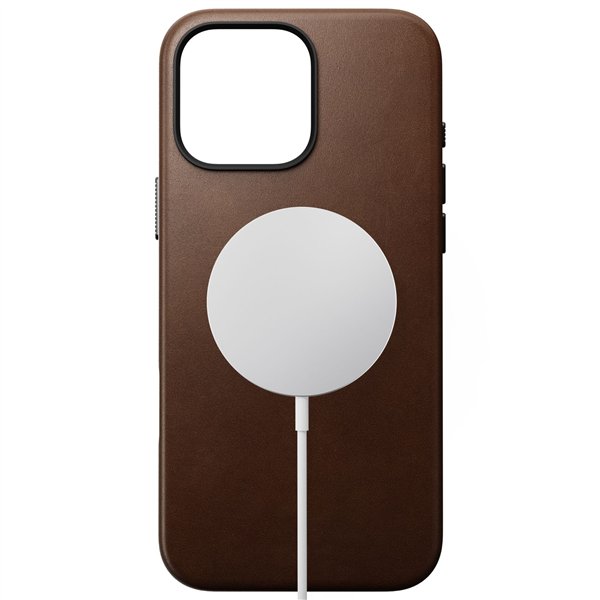 Nomad Traditional Leather Case iPhone 16 Pro Max Brown