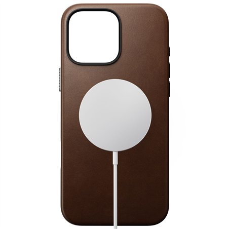 Nomad Traditional Leather Case iPhone 16 Pro Max Brown