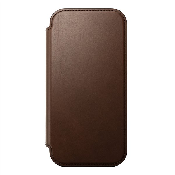 Nomad Modern Leather Folio iPhone 16 Pro Brown