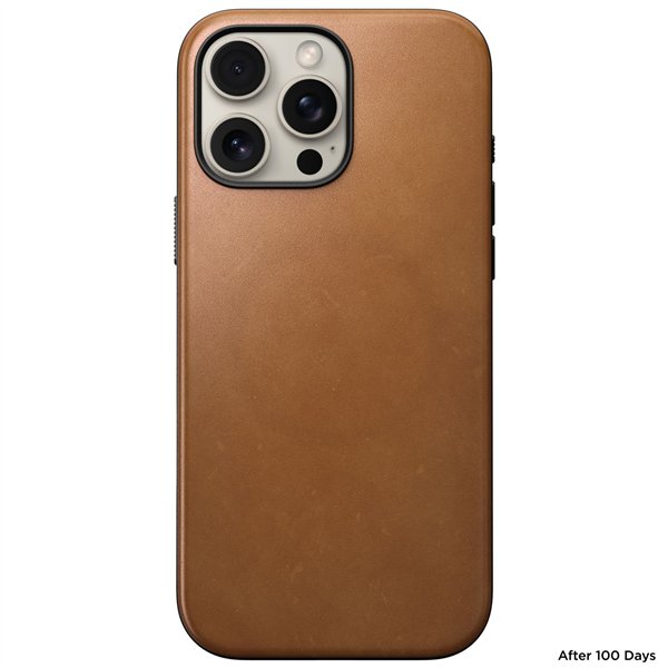 Nomad Modern Leather Case iPhone 16 Pro Max English Tan