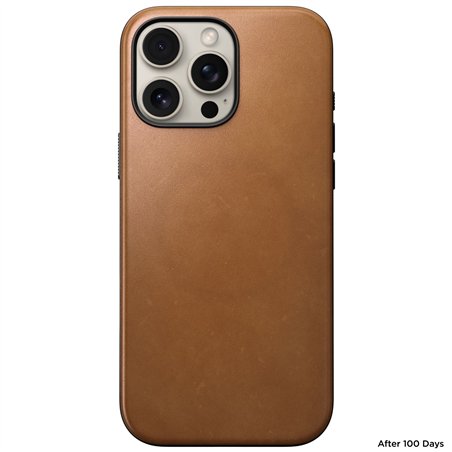 Nomad Modern Leather Case iPhone 16 Pro Max English Tan