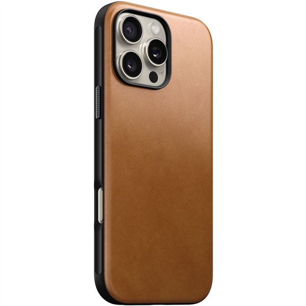 Nomad Modern Leather Case iPhone 16 Pro Max English Tan