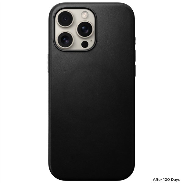 Nomad Modern Leather Case iPhone 16 Pro Max Black