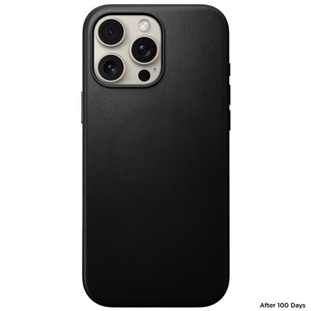 Nomad Modern Leather Case iPhone 16 Pro Max Black