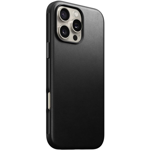 Nomad Modern Leather Case iPhone 16 Pro Max Black
