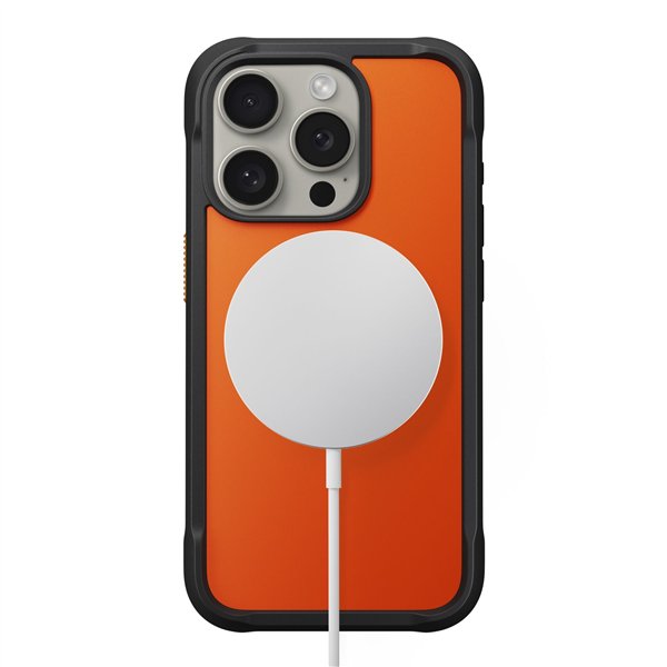 Nomad Rugged Case iPhone 15 Pro Ultra Orange