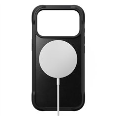 Nomad Rugged Leather Case iPhone 17 Pro Black Horween 2