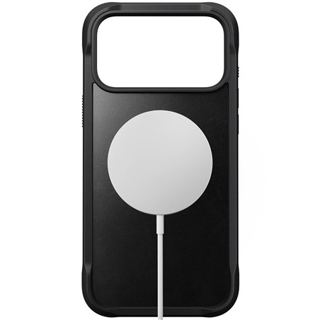 Nomad Rugged Leather Case iPhone 17 Pro Max Black Horween