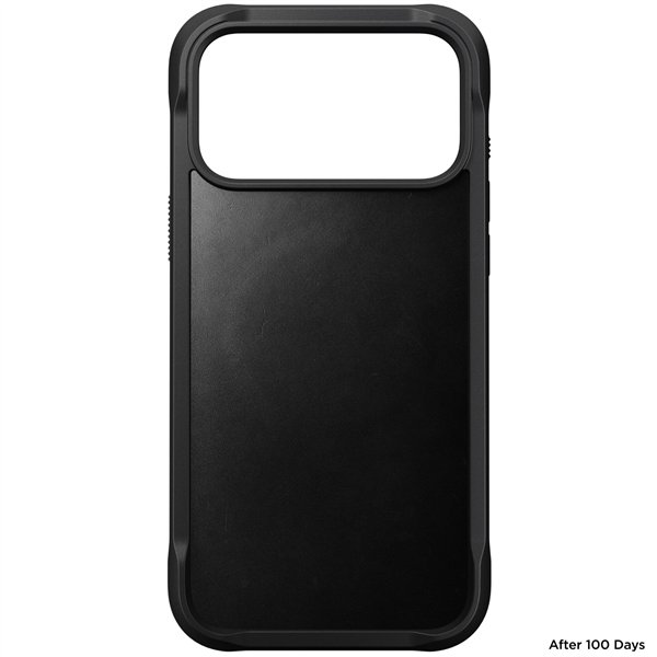 Nomad Rugged Leather Case iPhone 17 Pro Max Black Horween