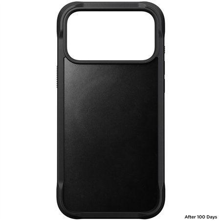 Nomad Rugged Leather Case iPhone 17 Pro Max Black Horween