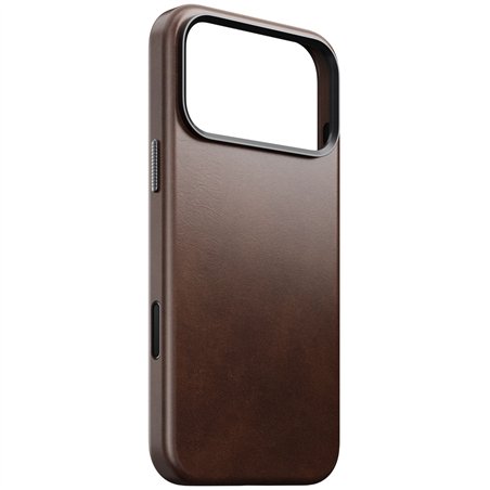 Nomad Traditional Leather Case iPhone 17 Pro Max Rustic Brown H