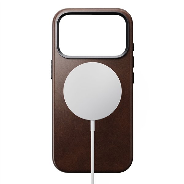 Nomad Traditional Leather Case iPhone 17 Pro Rustic Brown H.