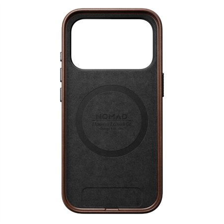 Nomad Traditional Leather Case iPhone 17 Pro Rustic Brown H.