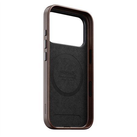 Nomad Traditional Leather Case iPhone 17 Pro Rustic Brown H.