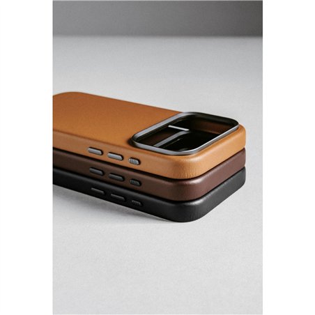 Nomad Traditional Leather Case iPhone 17 Pro Rustic Brown H.