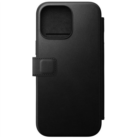 Nomad Modern Leather Folio iPhone 16 Pro Max Black