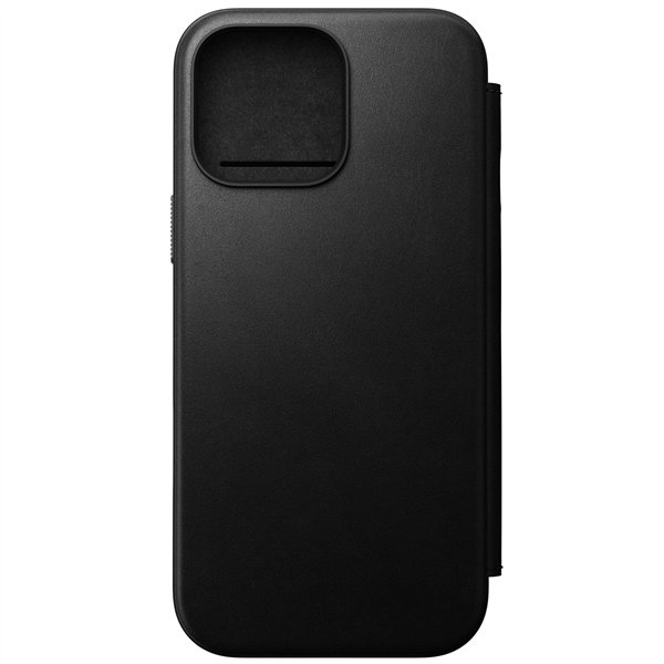 Nomad Modern Leather Folio iPhone 16 Pro Max Black