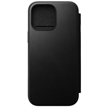 Nomad Modern Leather Folio iPhone 16 Pro Max Black