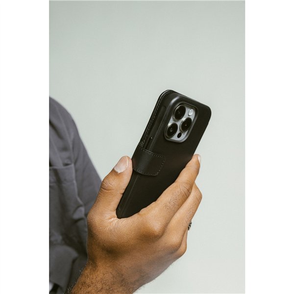 Nomad Modern Leather Folio iPhone 16 Pro Max Black