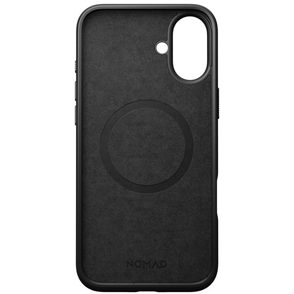 Nomad Modern Leather Case iPhone 16 Plus Black