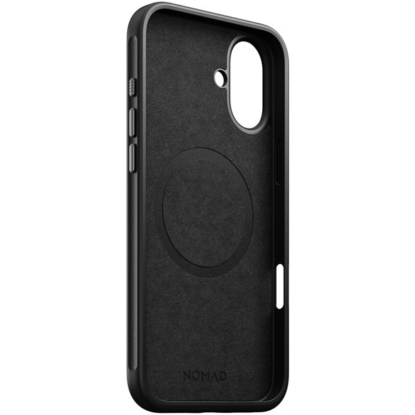 Nomad Modern Leather Case iPhone 16 Plus Black
