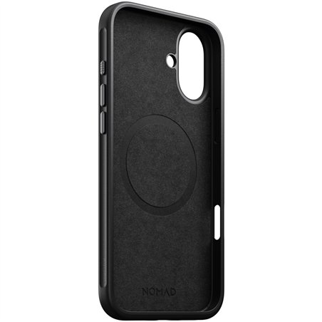 Nomad Modern Leather Case iPhone 16 Plus Black