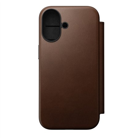Nomad Modern Leather Folio iPhone 17 Brown