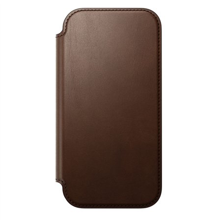 Nomad Modern Leather Folio iPhone 17 Brown