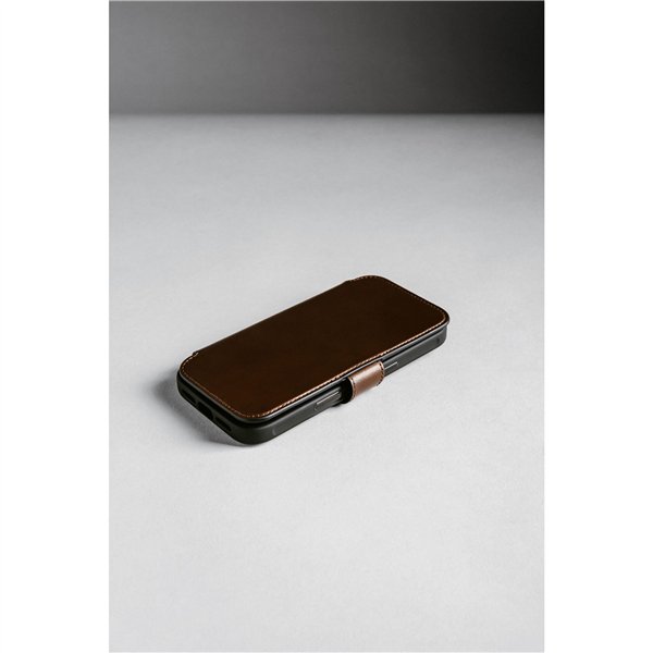 Nomad Modern Leather Folio iPhone 17 Pro Rustic Brown H.
