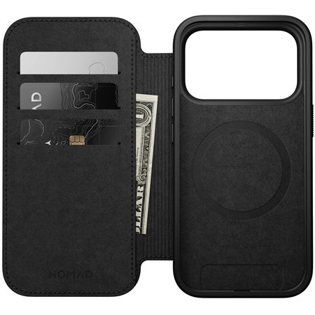 Nomad Modern Leather Folio iPhone 17 Pro English Tan