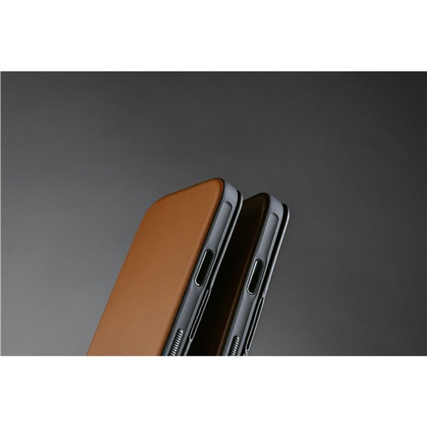 Nomad Modern Leather Folio iPhone 17 Pro English Tan