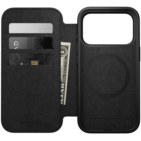 Nomad Modern Leather Folio iPhone 17 Pro Brown