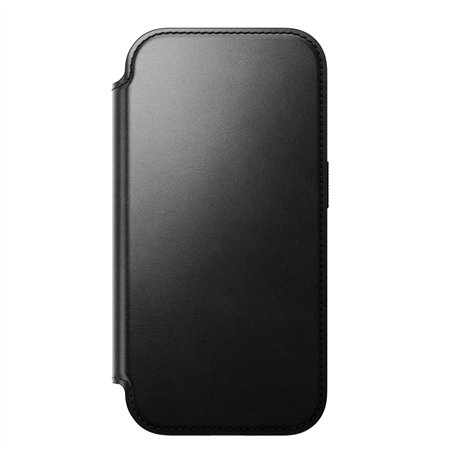 Nomad Modern Leather Folio iPhone 17 Pro Black Horween