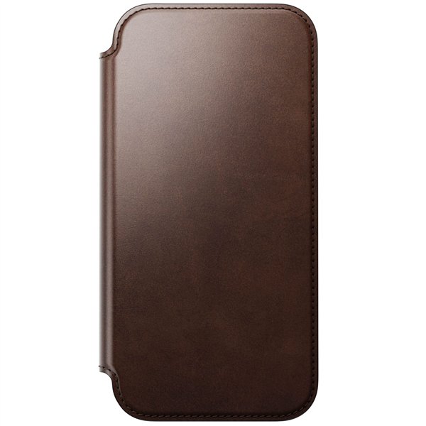 Nomad Modern Leather Folio iPhone 17 Pro Max Rustic Brown H