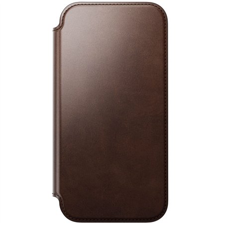 Nomad Modern Leather Folio iPhone 17 Pro Max Rustic Brown H