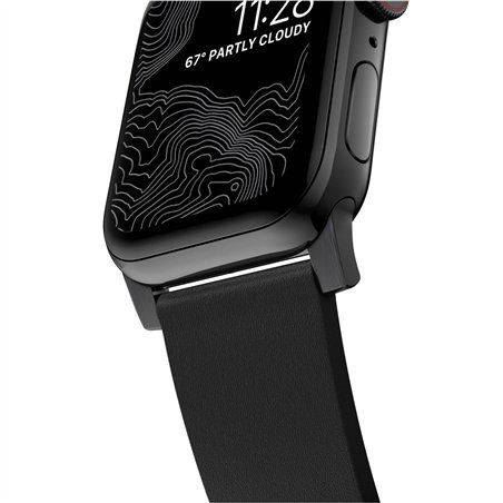 Nomad Modern Strap Blk Actv Lthr Connect Blk 42/44/45/49 ProV2